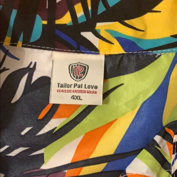 Tropical Print Vintage Shirt - Picture 2 of 2